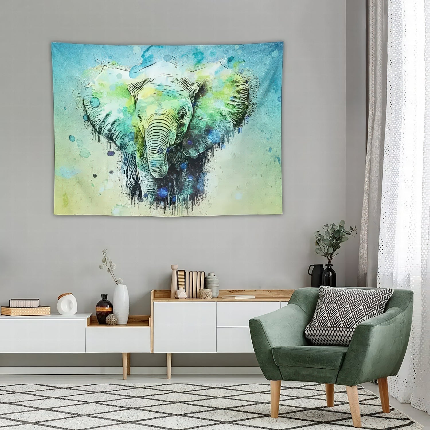 Elephant Wall Hanging Tapestries