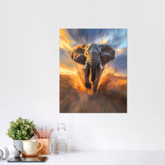 Charging-Bull-Elephant-Mockup-16x20