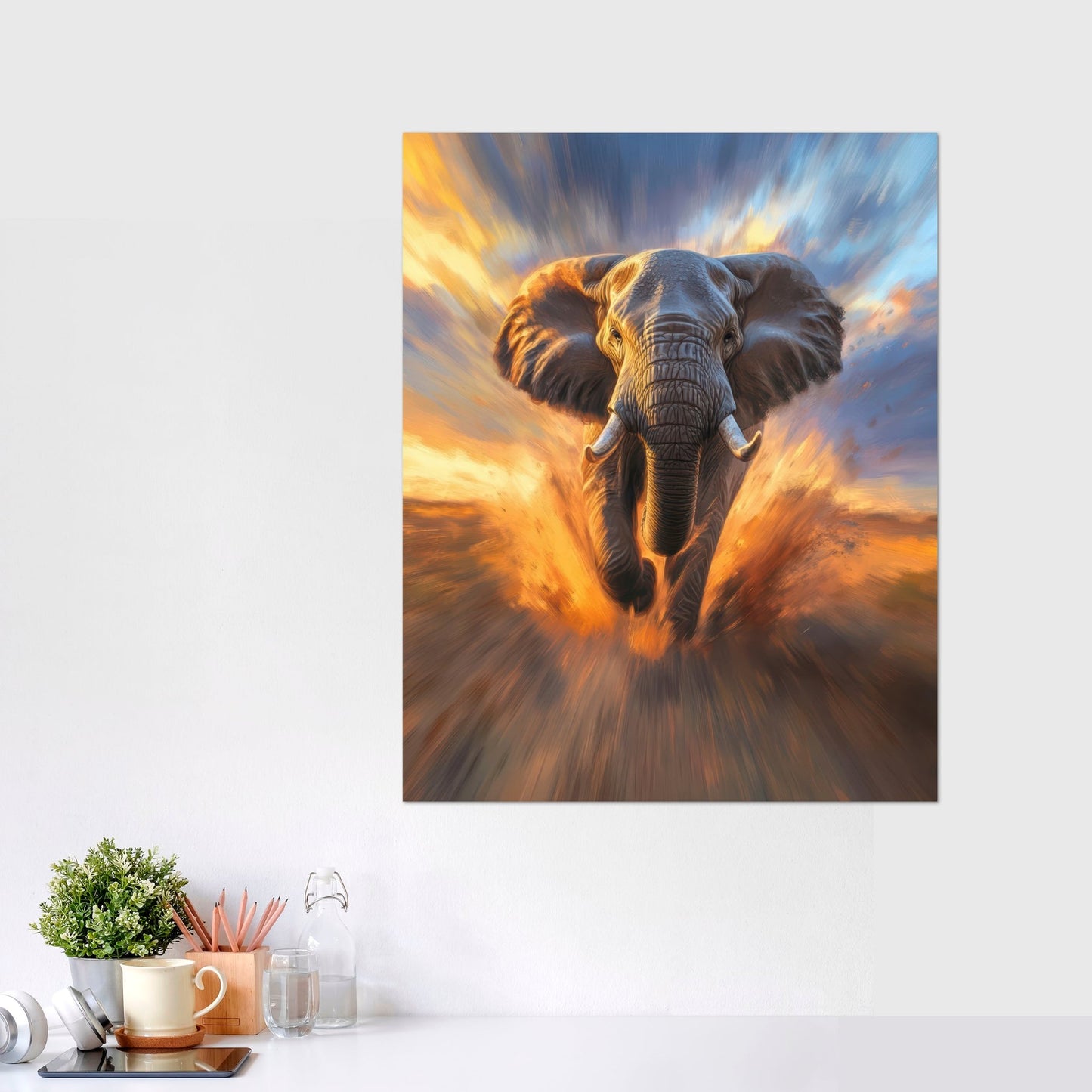 Charging-Bull-Elephant-Mockup-24x30