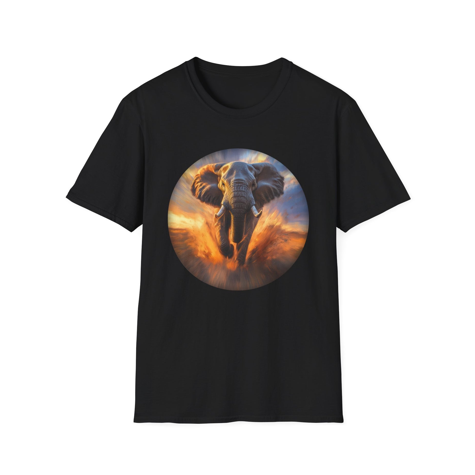 Charging-Elephant-T-shirt