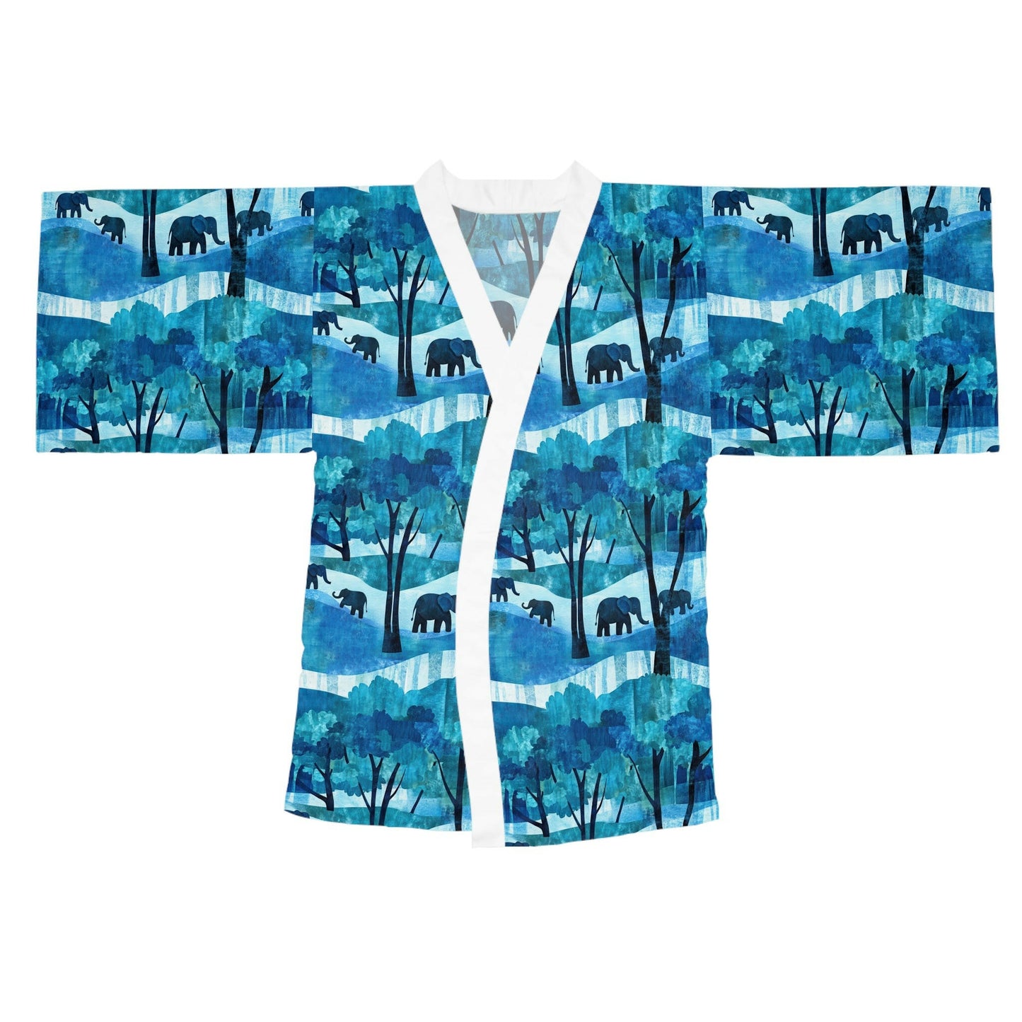 Elephant-Kimono-Robe-Flat-Front