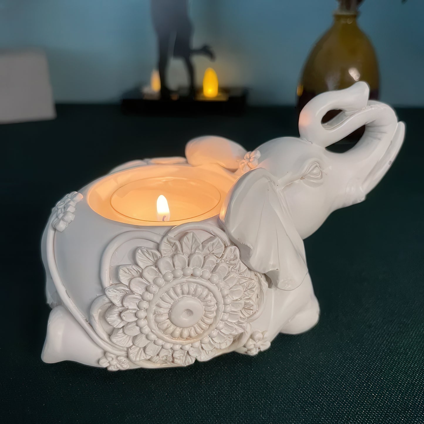 Elephant-Tealight-Candle-Holders-ceramic-kneeling