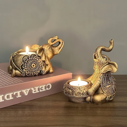 Elephant-Tealight-Candle-Holders