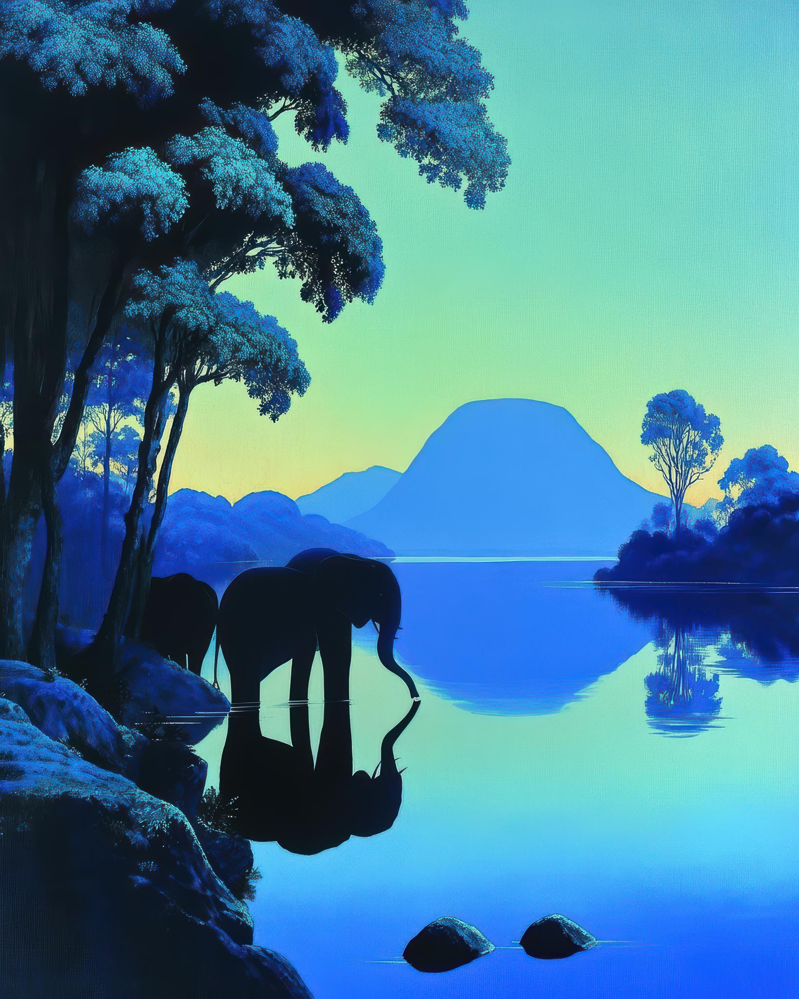 Elephants-by-the-Lake